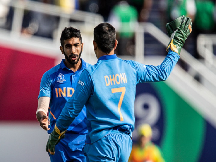 World Cup 2019: Bumrah praises Dhoni, terms innings against Windies 'top-rated'