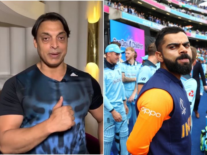 watch shoaib akhtar urges pakistani fans to back india against england WATCH: Shoaib Akhtar urges Pakistani fans to back India against England