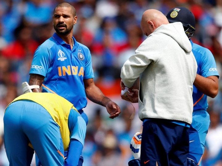 world cup 2019 shikhar dhawan under observation of bccis medical team World Cup 2019: Dhawan under BCCI's observation; no replacement called in