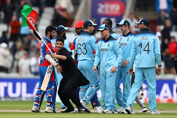 The 397-run total posted by England against Afghanistan at Manchester was the highest ODI total by a team at the venue.