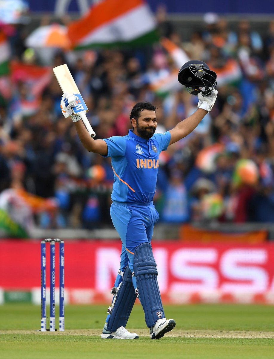 World Cup 2019: Rohit Sharma slams 4th century, set four major records
