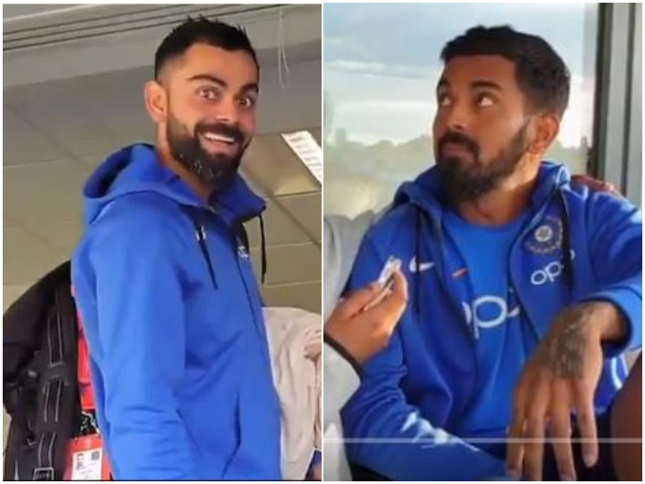 watch kohli crashes kl rahuls chahal tv interview WATCH: Kohli crashes KL Rahul's Chahal TV interview