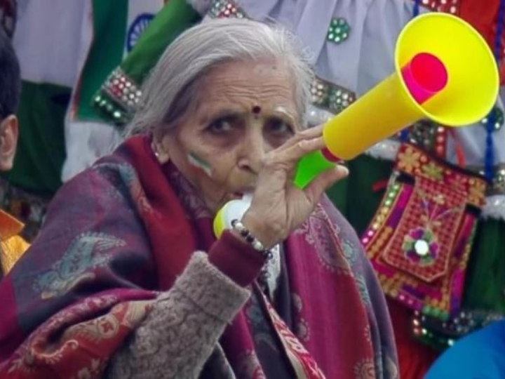 watch 87 year old charulata steals the show with ardent cheering at edgbaston WATCH: 87-year-old Charulata steals the show with ardent cheering at Edgbaston