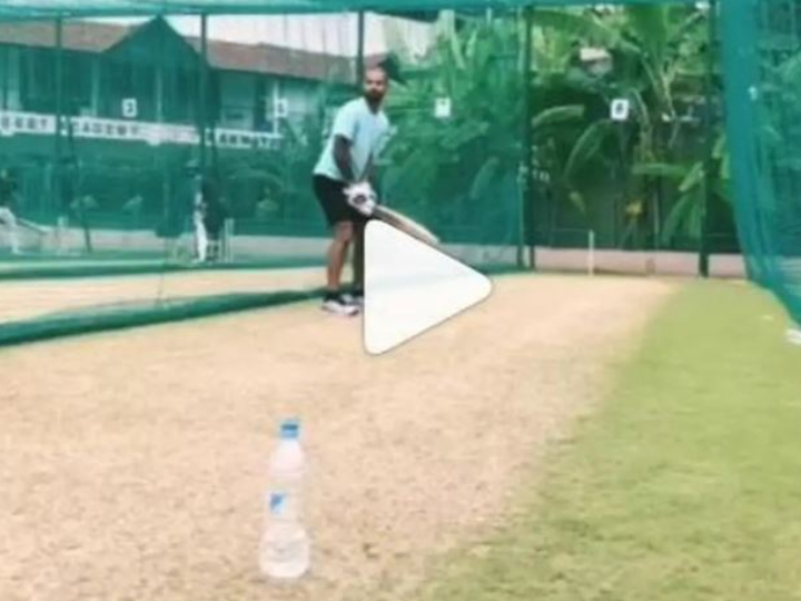 watch shikhar dhawans bottle cap challenge stuns yuvraj singh WATCH: Shikhar Dhawan’s ‘Bottle Cap Challenge’ Stuns Yuvraj Singh