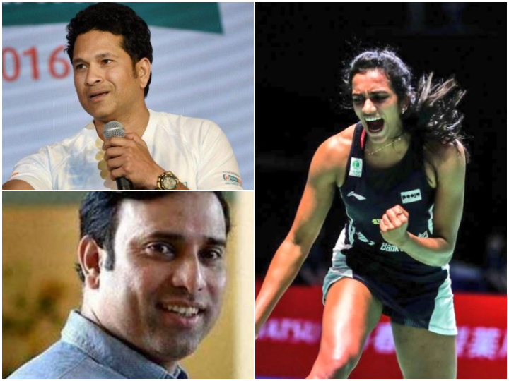 tendulkar laxman hail p v sindhus historic triumph at badminton world championships Tendulkar, Gambhir Hail Sindhu's Historic Triumph At Badminton World Championships