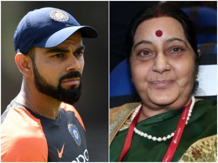 deeply saddened virat kohli pays heartfelt tribute to sushma swaraj 