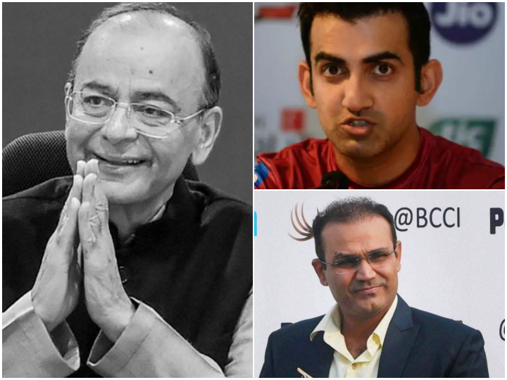 gambhir dhawan sehwag express grief on arun jaitelys demise Gambhir, Dhawan, Sehwag Express Grief On Arun Jaitley's Demise