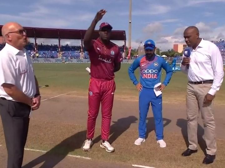 ind vs wi 1st t20i toss india opt to bowl navdeep saini makes debut IND vs WI, 1st T20I, Toss: India opt to bowl; Navdeep Saini Makes Debut