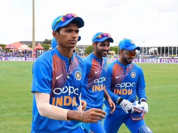 ind vs wi bhuvenshwar kumar heaps praise on navdeep sainis dream debut IND vs WI: Bhuvenshwar Kumar Heaps Praise on Navdeep Saini's Dream Debut