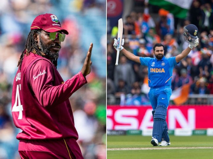 ind vs wi rohit sharma 4 sixes away from shattering chris gayles t20 record IND vs WI: Rohit Sharma 4 Sixes Away From Shattering Chris Gayle's T20 Record