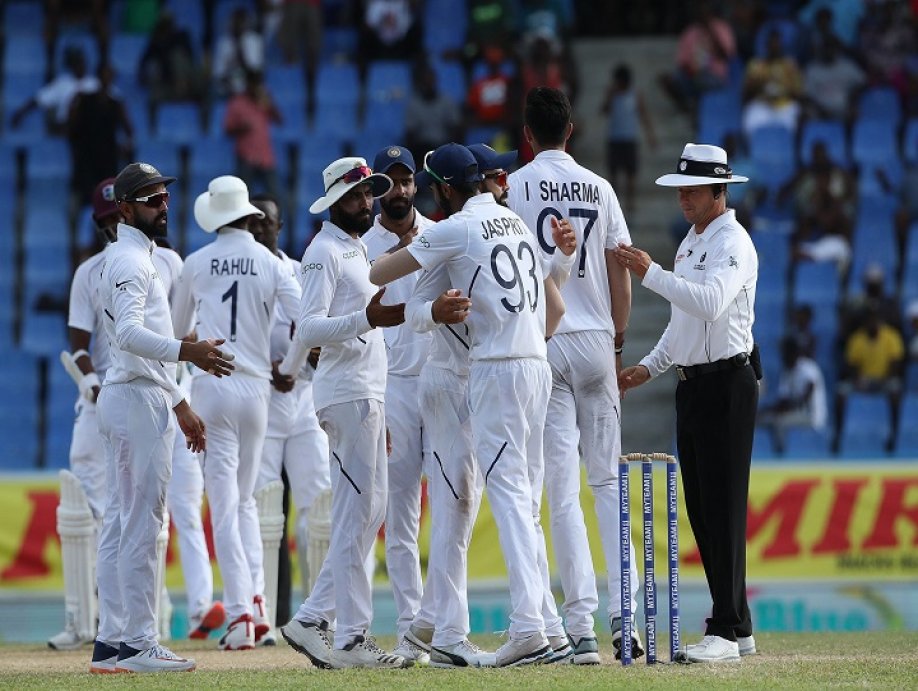 IND vs WI, 1st Test: India Trounce Windies by 318 Runs, Lead Series 1-0
