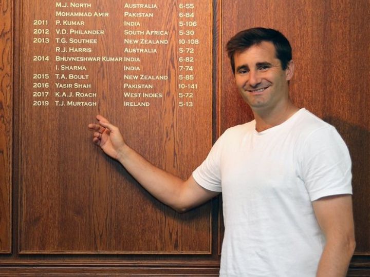 Ireland Tim Murtagh Makes Entry On Lord's Honours Board Ireland Tim Murtagh Makes Entry On Lord's Honours Board