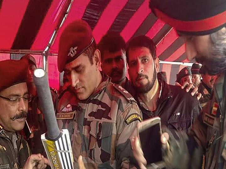 WATCH: MS Dhoni Spotted Playing Volleyball With Territorial Army Battalion In Kashmir WATCH: MS Dhoni Spotted Playing Volleyball With Territorial Army Battalion In Kashmir