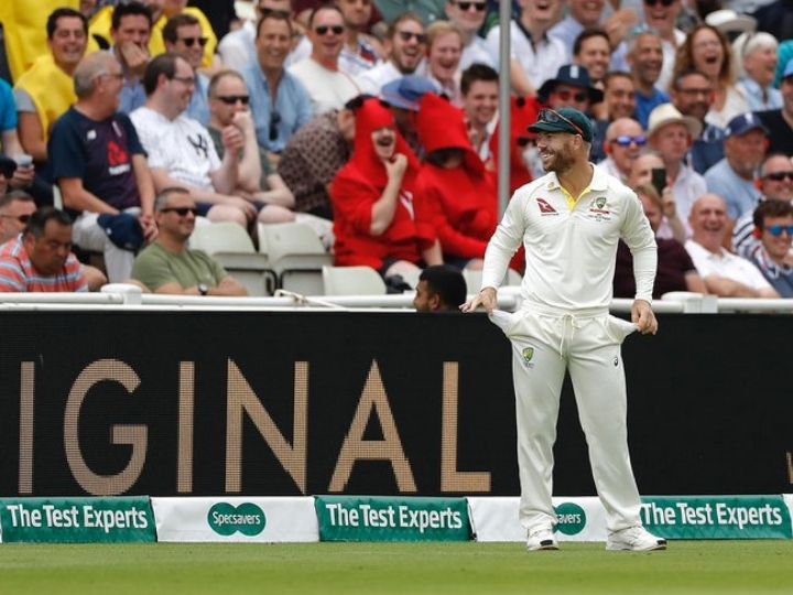 watch david warner gives epic reply to edgbaston crowd as they chant hes got sandpaper WATCH: David Warner Gives Epic Reply To Edgbaston Crowd As They Chant 'He's Got Sandpaper'