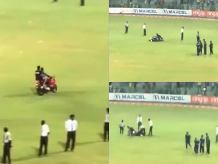 watch kusal mendis falls off while riding bike at premadasa stadium WATCH: Kusal Mendis Falls Off While Riding Bike At Premadasa Stadium