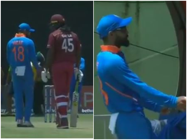 Kohli Teaches Gayle Some Bollywood Dance Moves As Rain Halts Play At Guyana