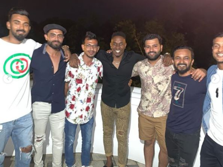 in pics indian cricketers enjoy dinner at legendary laraa residence In Pics: Indian Cricketers Enjoy Dinner At Legendary Lara's Residence