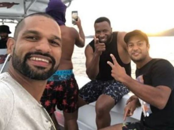 Shikhar Dhawan Hang Out With Kieron Pollard Ahead Of 3rd ODI