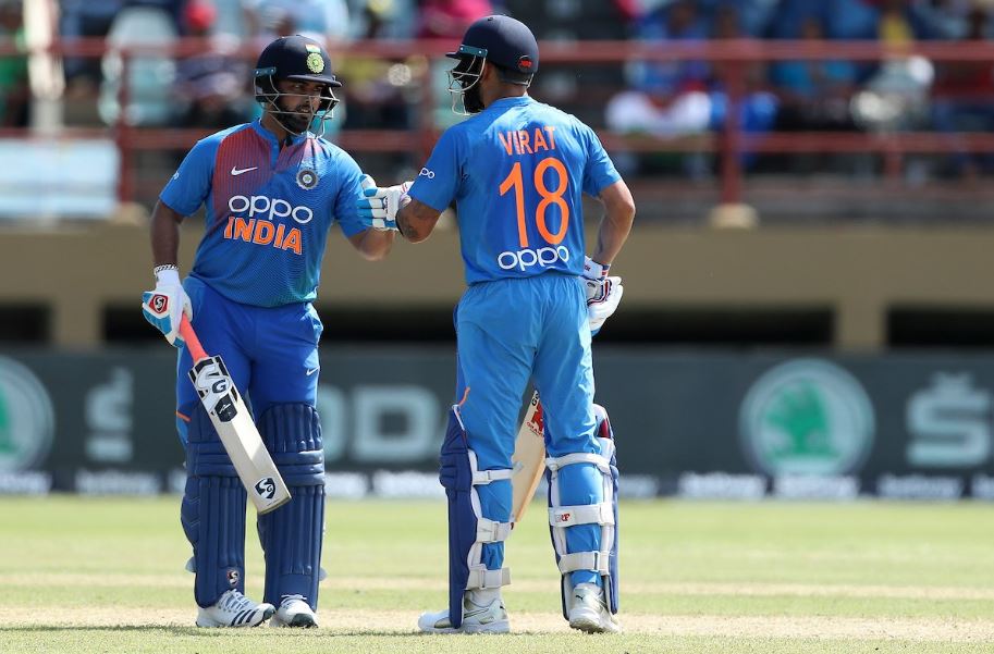 The 21-year-old Pant, who is expected to be MS Dhoni's successor, became the first Indian batsman to register two T20I half-centuries before turning 22.