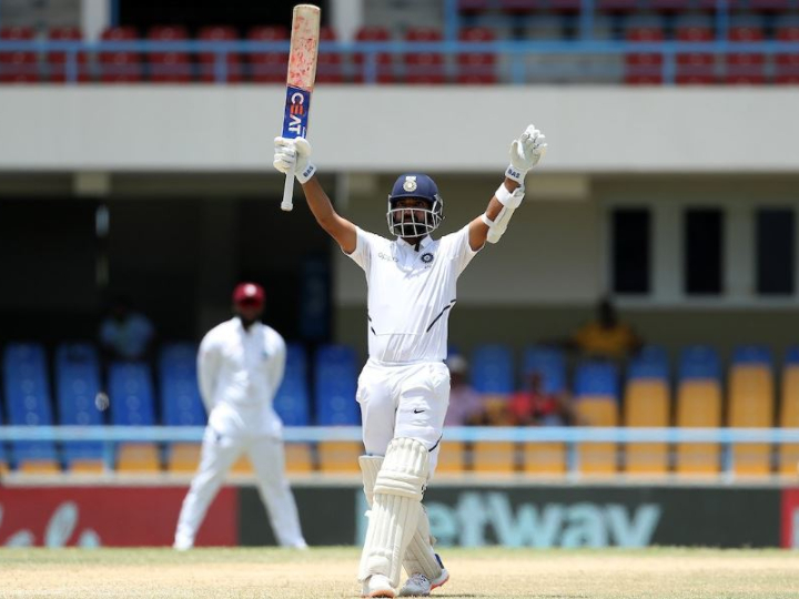 ind vs wi 1st test rahane scores ton as india take lead against windies IND vs WI, 1st Test: Rahane Scores Ton As India Take Lead Against Windies