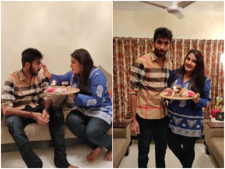 in pics bumrah couldnt miss out on celebrating raksha bandhan with sister juhika In Pics: Bumrah 