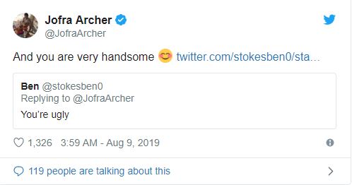 Jofra Archer Slams Troll With A Brilliant Reply On Twitter