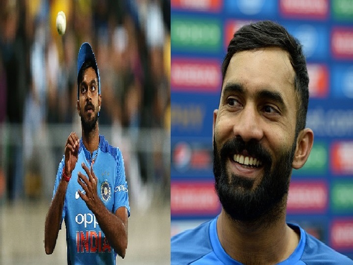 icc cricket world cup 2019 indvsnz vijay shankar or dinesh karthik will seen in playing eleven World Cup 2019 : शंकर की कार्तिक? न्यूझीलंडविरुद्धच्या सामन्यात या खेळाडूला मिळणार संधी