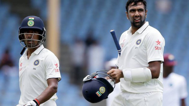 wivsind 33 year old record broken by ashwin and saha partnership 4238 WIvsIND: अश्विन और साहा की साझेदारी ने तोड़ा 33 साल पुराना रिकॉर्ड