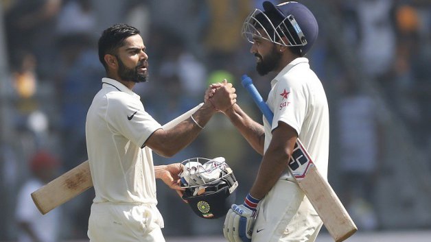 india vs england 4th test 3rd day aat wankhede stadium 7067 INDvsENG: कोहली-विजय ने भारत को दिलाई बढ़त