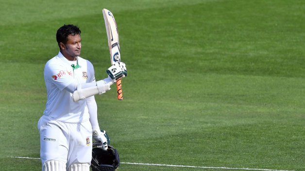 nzvsban shakib al hasan registered his first double century in test cricket 7727 NZvsBAN: शाकिब के रिकॉर्ड दोहरे शतक के साथ बांग्लादेश का विशाल स्कोर