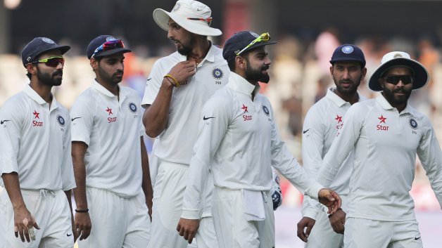 ind v ban only test kohli double saha ton india pummel bangladesh on day 2 8246 INDvsBAN: दूसरे दिन के स्टंप्स तक बांग्लादेश का स्कोर 41/1, भारत ने 687 रन पर घोषित की पारी