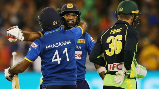 sri lanka beat australia in first t20i by five wickets 8395 AUSvsSL: टी-20 के पहले मुकाबले में श्रीलंका ने ऑस्ट्रेलिया को हराया