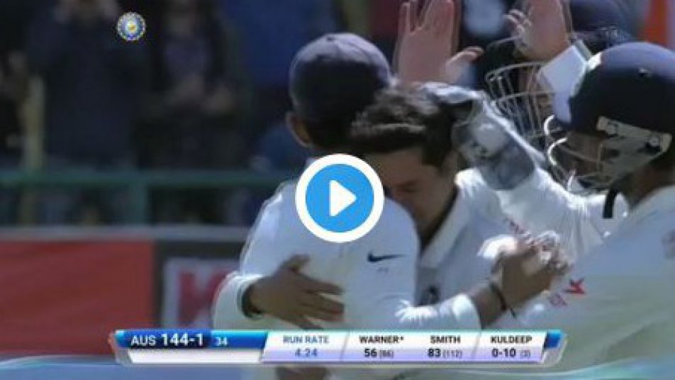 indvsaus kuldeep yadav gets emotional after maiden test wicket 8973 INDvsAUS: टेस्ट करियर का पहला विकेट लेते ही भावुक हुए कुलदीप यादव