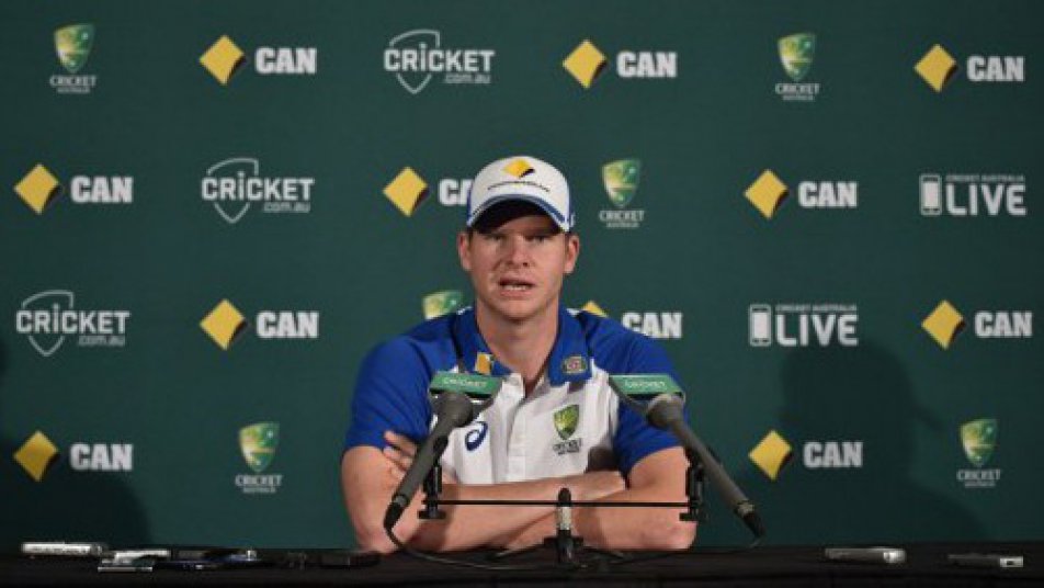 indvsaus steve smith reacts after successful draw 8893 INDvsAUS धर्मशाला में जीत के लिए मिलकर तैयार करेंगे योजना: स्टीव स्मिथ