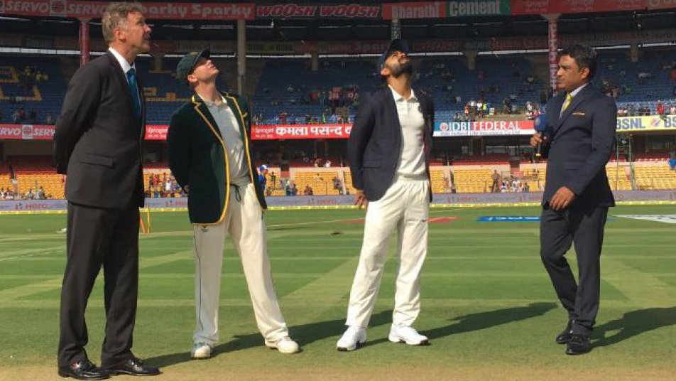 TOSS INDvsAUS: ऑस्ट्रेलिया ने टॉस जीतकर चुनी बल्लेबाज़ी