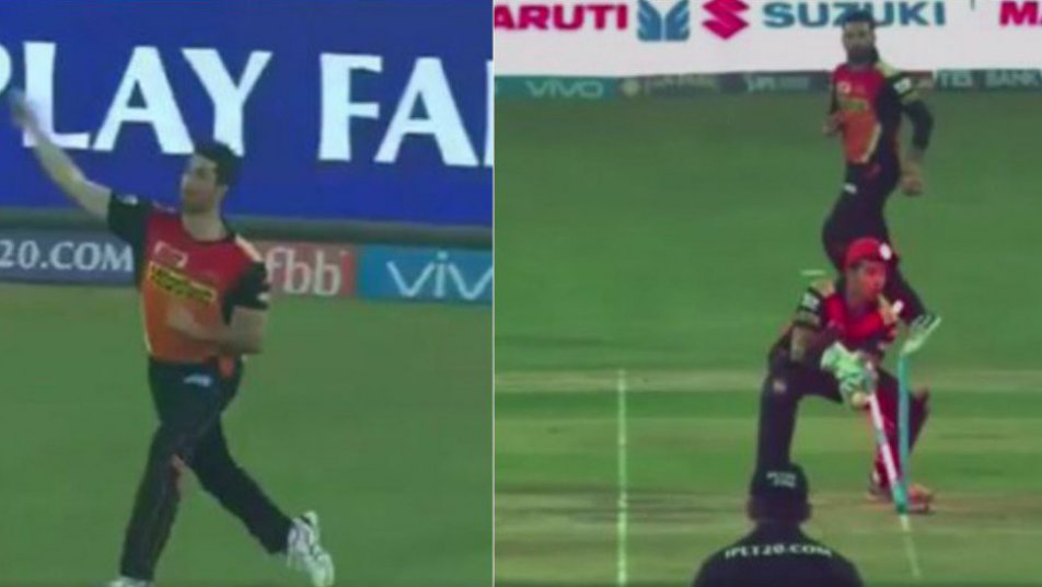 ben cutting pulls off spectacular run out in ipl 9178 IPL2017: केदार जाधव का रन आउट होना बैंगलोर की हार का रहा सबसे बड़ा कारण