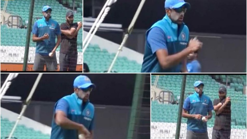 t2017 before important match between india and south africa spinner r ashwin practices more harder in nets 10424 CT2017: IND-SA के अहम मुकाबले से पहले नेट्स में कड़ी मेहनत करते दिखे आर अश्विन