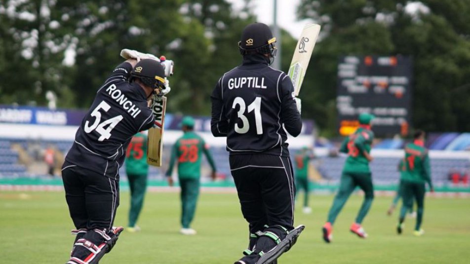 चैंपियंस ट्रॉफी: न्यूजीलैंड ने टॉस जीतकर चुनी पहले बल्लेबाजी nzvsban new zealand won the toss and choose bat first 10410 चैंपियंस ट्रॉफी: न्यूजीलैंड ने टॉस जीतकर चुनी पहले बल्लेबाजी