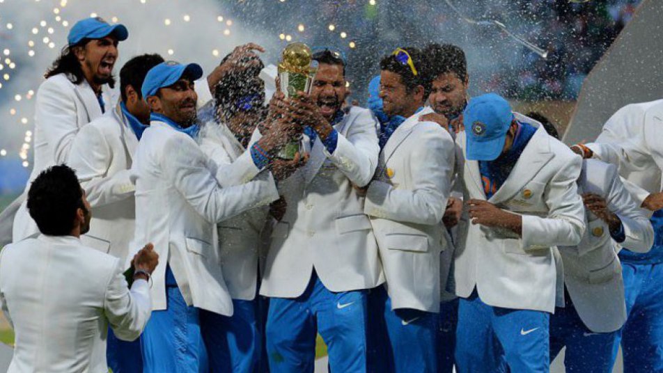 2013 the only edition in which the team batting first won the champions trophy final 10595 INDvsPAK: चैम्पियंस ट्रॉफी फाइनल में 5 बार विजेता बनी है बाद में बल्लेबाज़ी करने वाली टीम