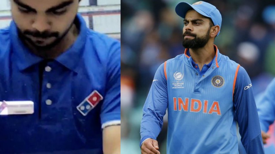 virat kohli s doppelganger spotted in pakistan video goes viral 10499 पाकिस्तान में कोहली का हमशक्ल, बेच रहा है पित्जा, वीडियो वायरल