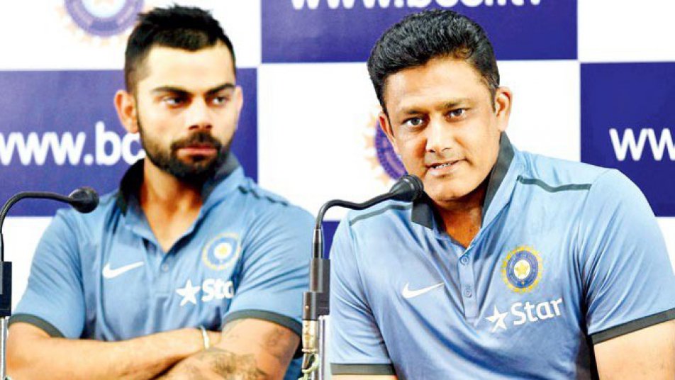 kohli deletes his welcome message for anil kumble on twitter 10665 विराट कोहली ने अनिल कुंबले के स्वागत वाले ट्वीट को किया डिलीट