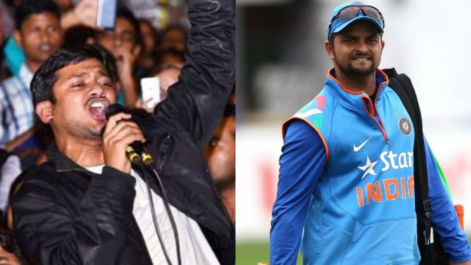 कल शाम रैना ने एक न्यूज़ चैनल पर कन्हैया को देखते हुए अपने फेसबुक पेज पर लिखा, 'खूबसूरत, हर एक शब्द में ईमानदारी...उसकी इज्जत करें, ईमानदार शख्स और सच्चा आदमी!!! तुम्हें सलाम'
