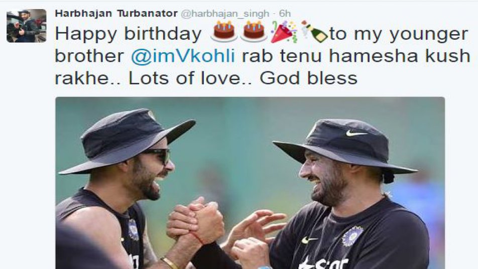 

हरभजन सिंह: 'मेरे छोटे भाई को जन्मदिन की ढेर सारी बधाई, रब तुझे हमेशा खुश रखे. बहुत सारा प्यार.'