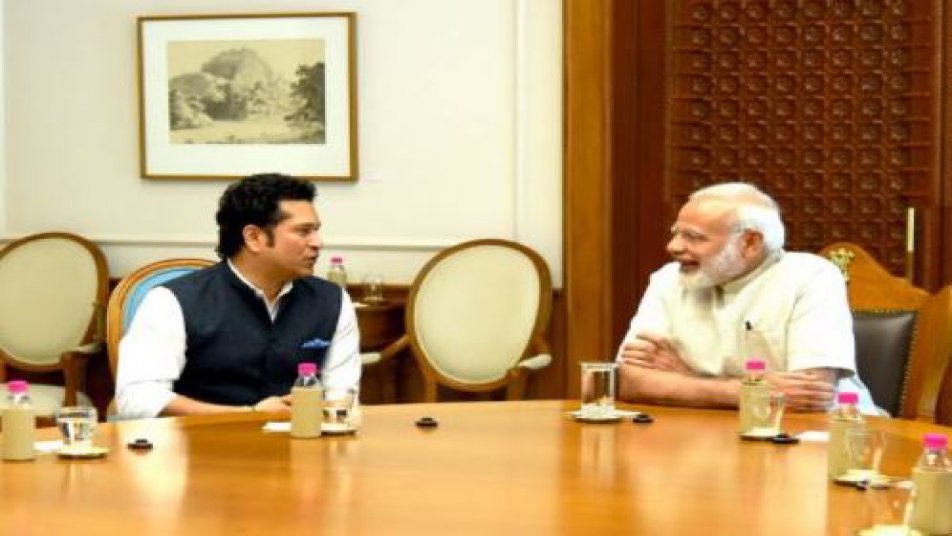 तेंदुलकर ने ‘सचिन: अ बिलियन ड्रीम्स’ की रिलीज से पहले पीएम मोदी से की मुलाकात