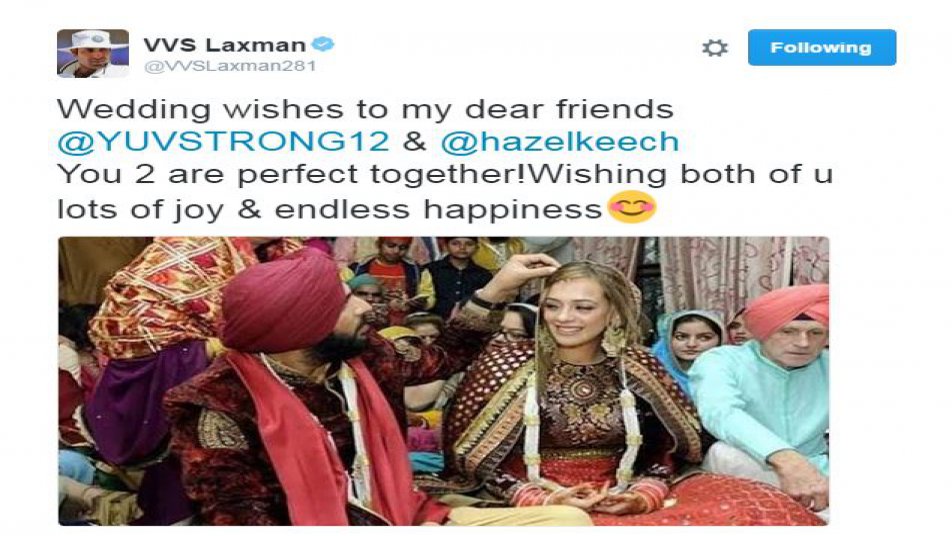 वीवीएस लक्ष्मण ने भी उन्हें बधाई दी. 