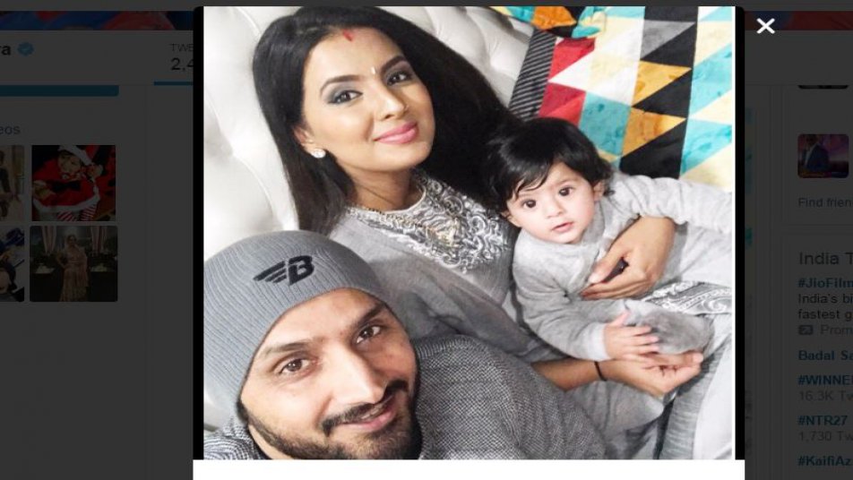 बेटी हिनाया की पहली 'लोहड़ी' मना रहे हैं हरभजन सिंह और गीता बसरा