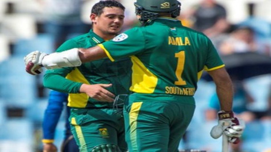 आखिरी वनडे मुकाबले में क्विंटन डी कॉक और हाशिम आमला ने बेहतरीन बल्लेबाज़ी का मुज़ाएरा पेश करते हुए रिकॉर्ड पारी खेली और अपनी टीम को जीत दिलाई.