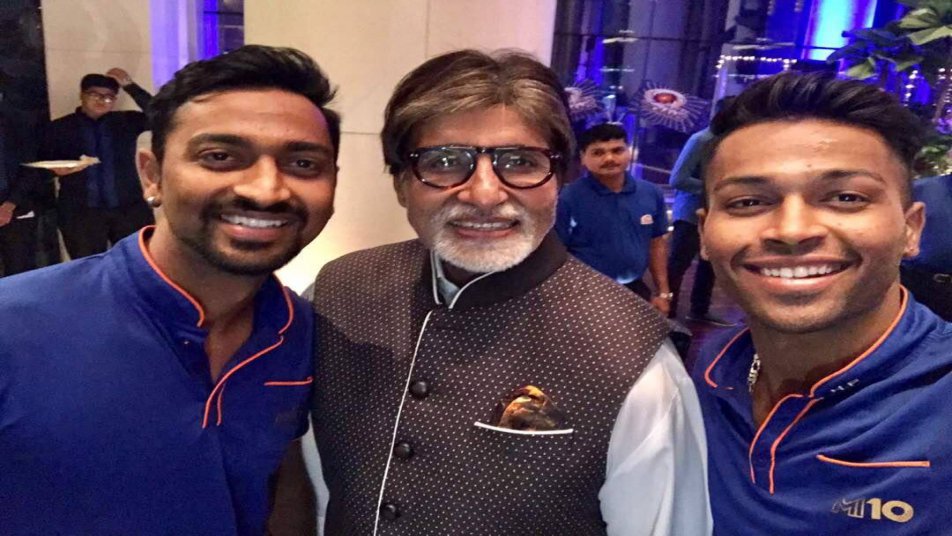 मुंबई इंडियंस की जीत के जश्न में शामिल हुए अमिताभ बच्चन