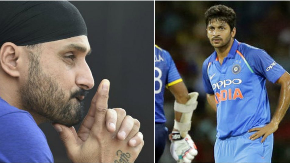 harbhajan singh defends shardul thakur s no 10 jersey 11874 'जर्सी नंबर 10' पर शार्दुल ठाकुर को मिला हरभजन सिंह का साथ