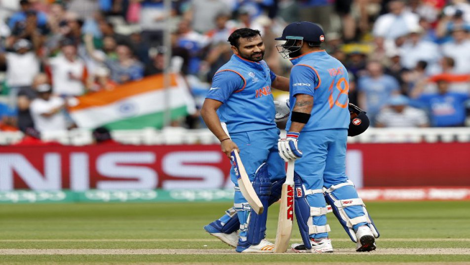 सेमीफाइनल के शतकवीर रोहित शर्मा ने ट्वीट किया और टीम इंडिया, युवराज सिंह और विराट कोहली को बधाई दी. रोहित ने लिखा, “एक और शानदार जीत! 300 वनडे, युवराज सिंह मुबारक हो, बहुत अच्छा. विराट कोहली के वनडे में 8000 रन, माइलस्टोन.”